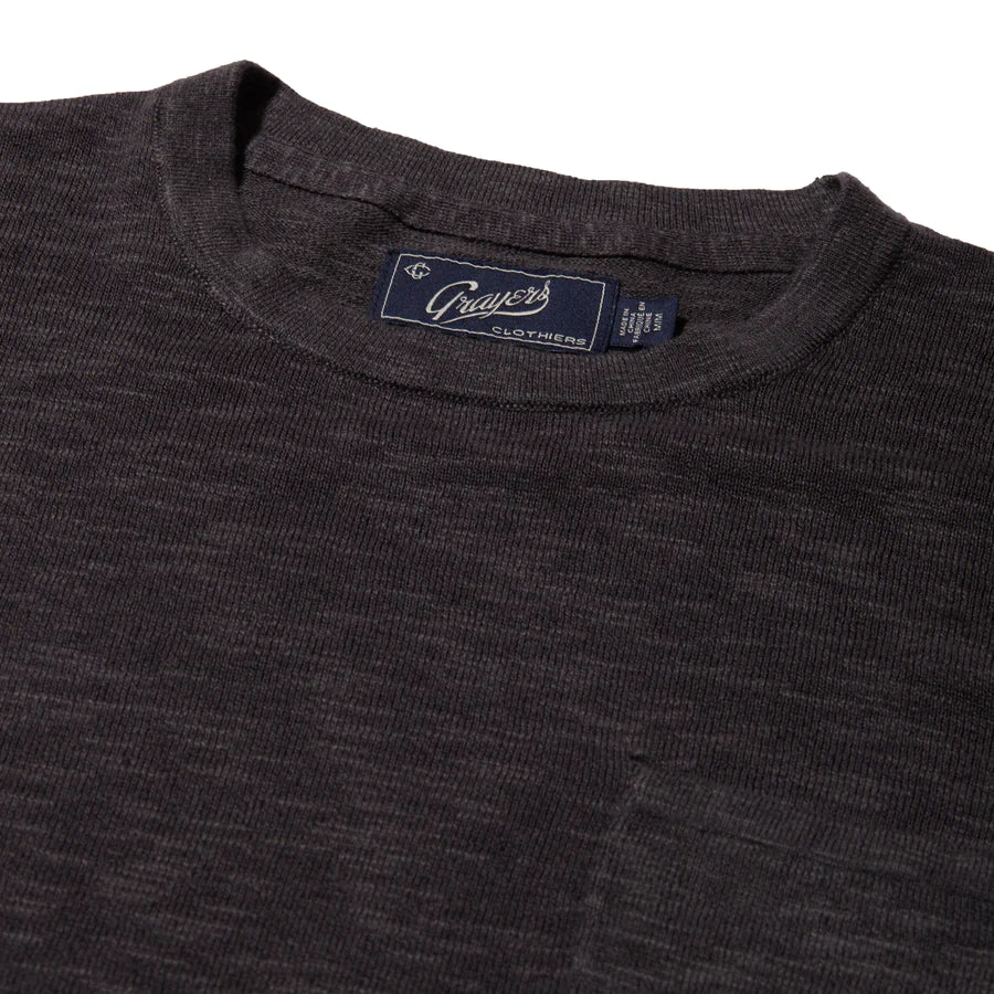 Cloud Cotton Sweater Crew - Charcoal