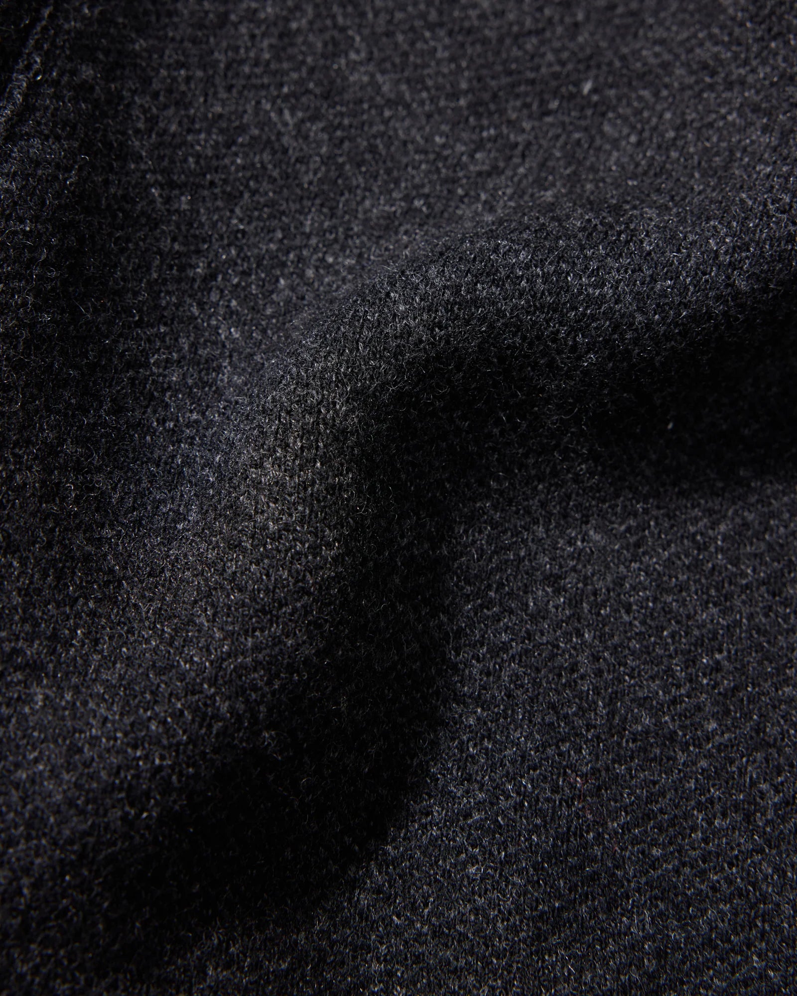 Nelson Knitted Lambswool Swacket -Charcoal