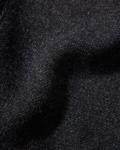 Nelson Knitted Lambswool Swacket -Charcoal