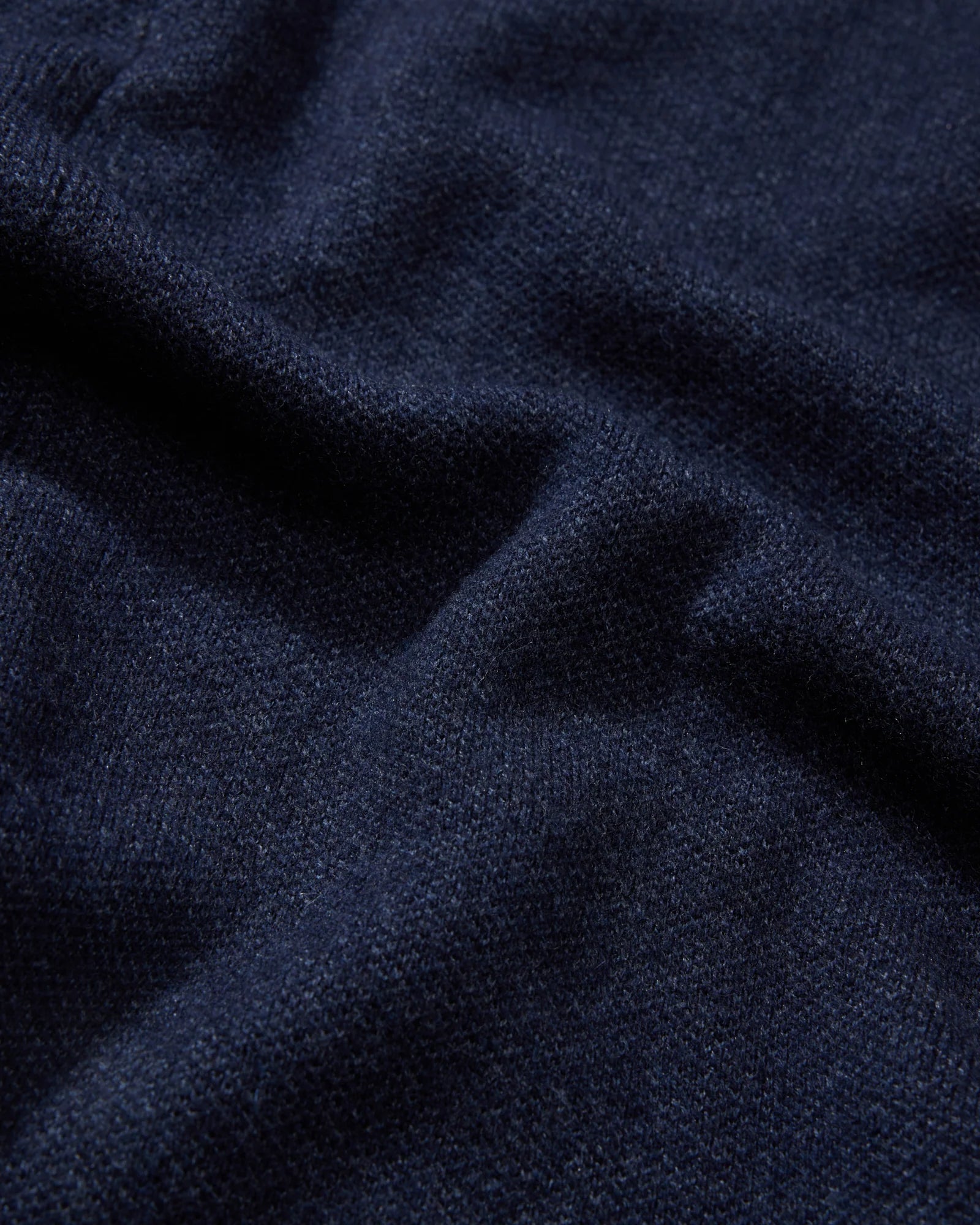 Nelson Knitted Lambswool Swacket - Navy