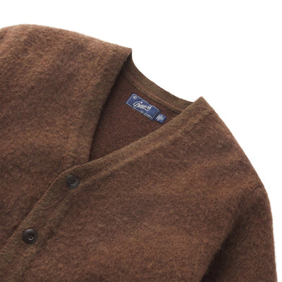 Kent Mohair Cardigan - Teak