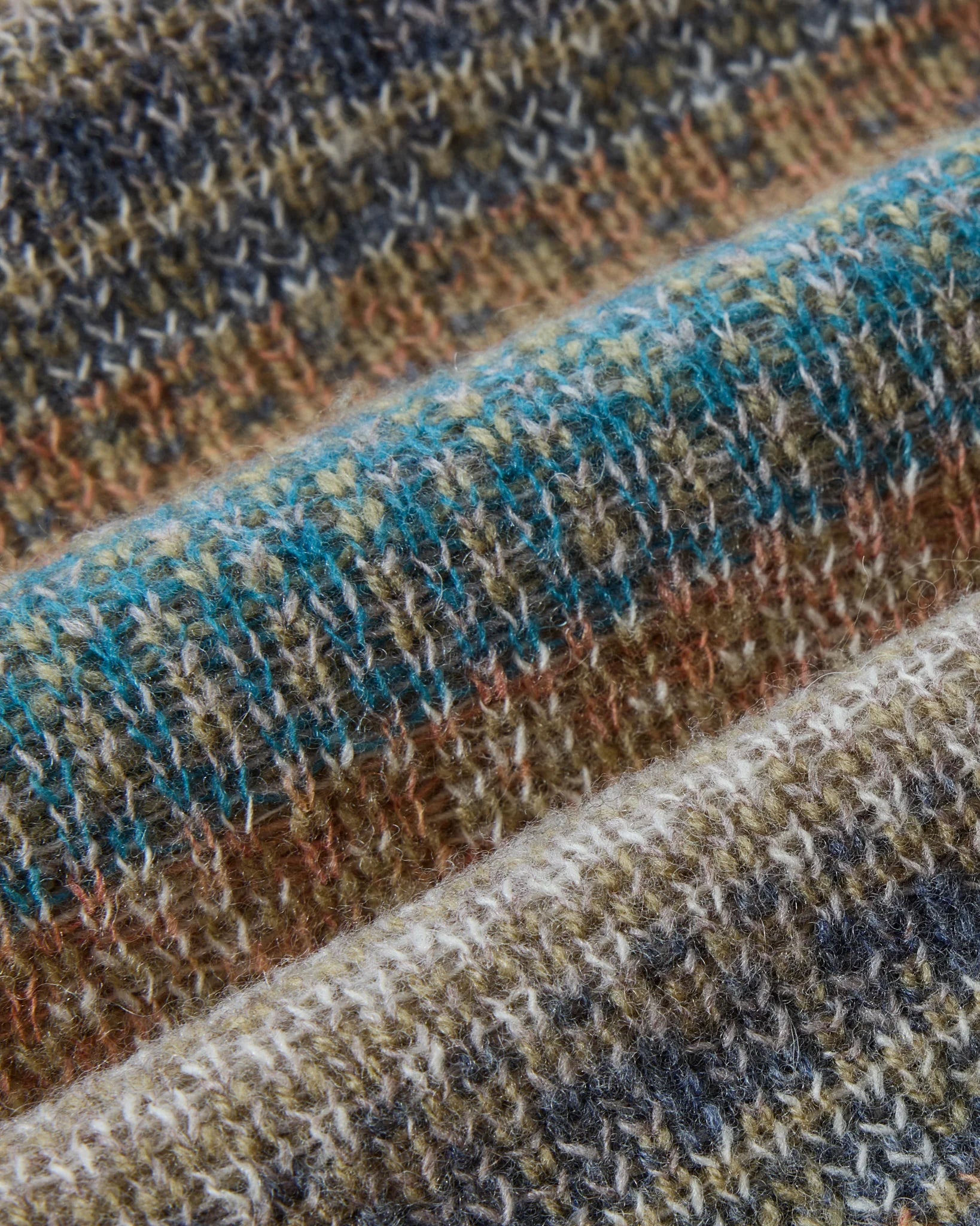 Sideout Fairisle Crew - Oatmeal Olive