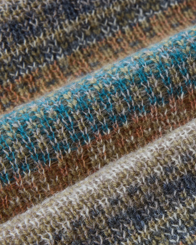 Sideout Fairisle Crew - Oatmeal Olive