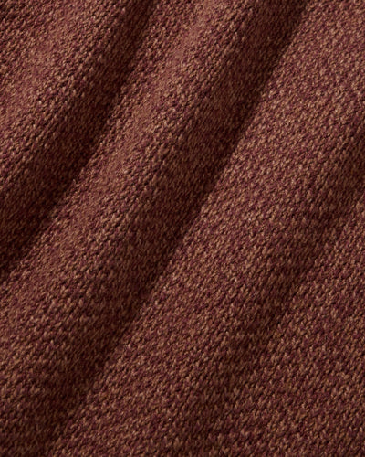 Crow's Foot Rollneck Sweater - Whiskey
