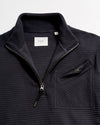 Quilted Half Zip - Dark Navy
