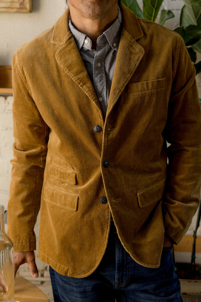 Flemings English Corduroy Blazer - Saddle