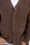 Kent Mohair Cardigan - Teak