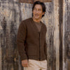 Kent Mohair Cardigan - Teak