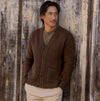 Kent Mohair Cardigan - Teak