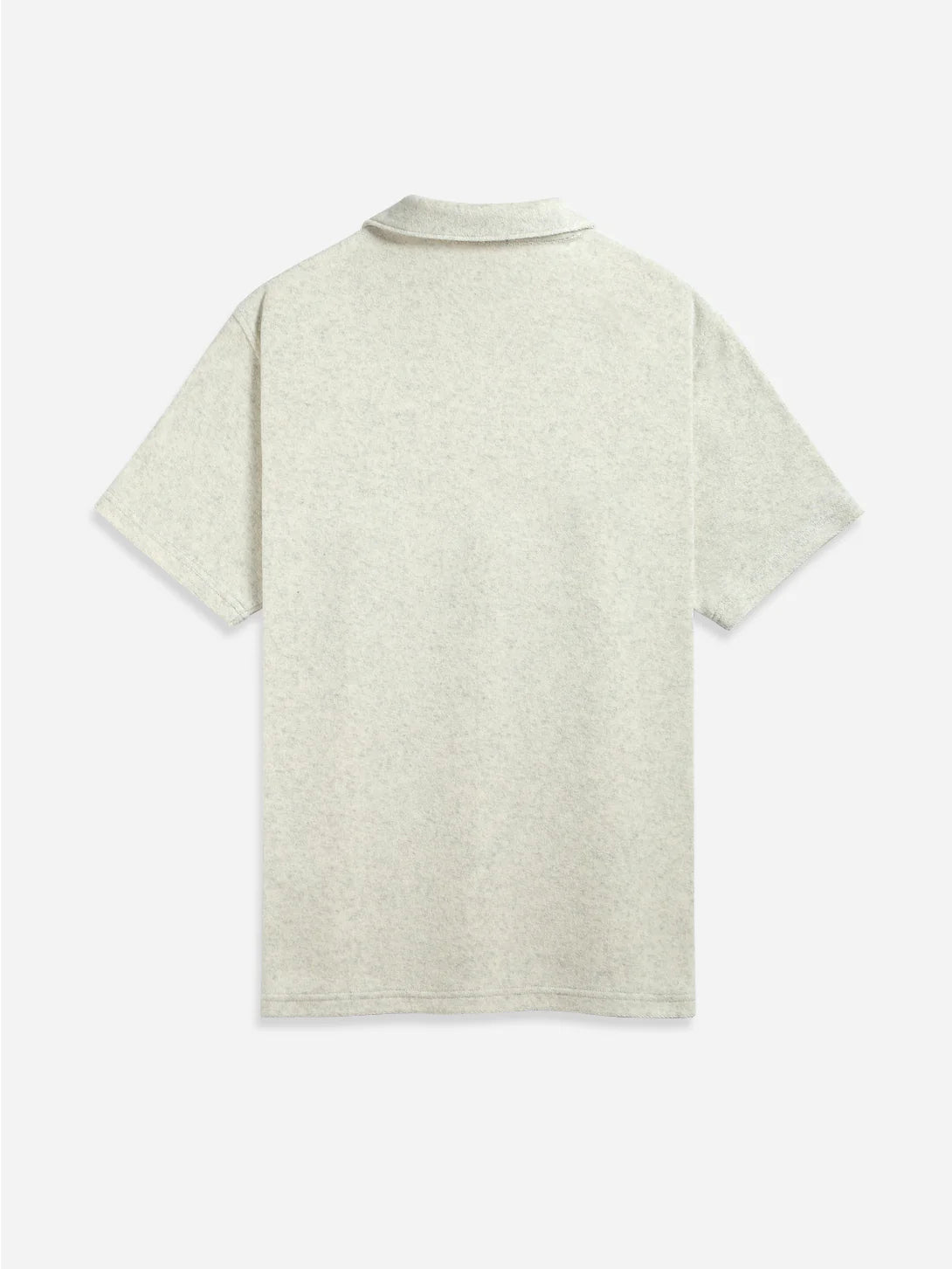Colby Towel Polo - Off White Heather