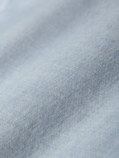 Fulton Heather Oxford Shirt - Light Blue