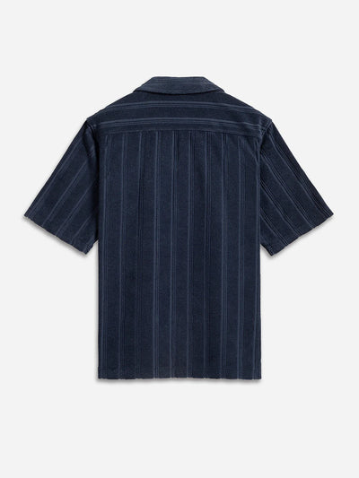 Rockaway Towel Shirt - Navy