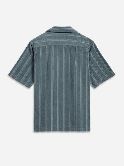 Rockaway Towel Shirt - Stormy Blue