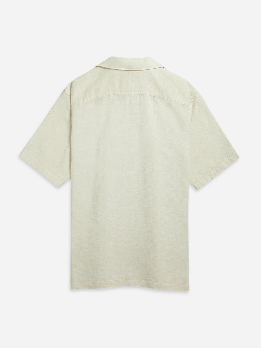 Rockaway Linen Cotton Shirt - Silver Birch