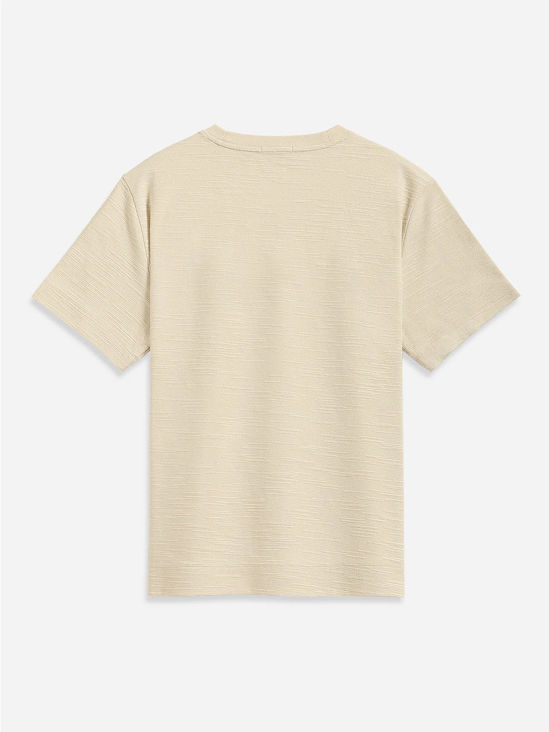 Baseile Slub Jacquard Tee - Birch