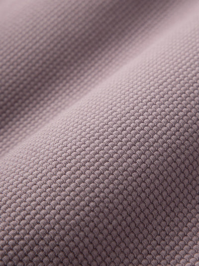 Baseile Pique Waffle Tee - Dusty Purple