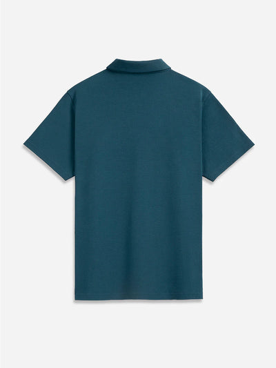 Bennett Cotton Bee Polo - Sea Blue