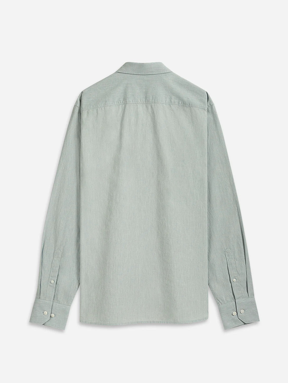 Fulton Cotton Linen Shirt - Light Blue