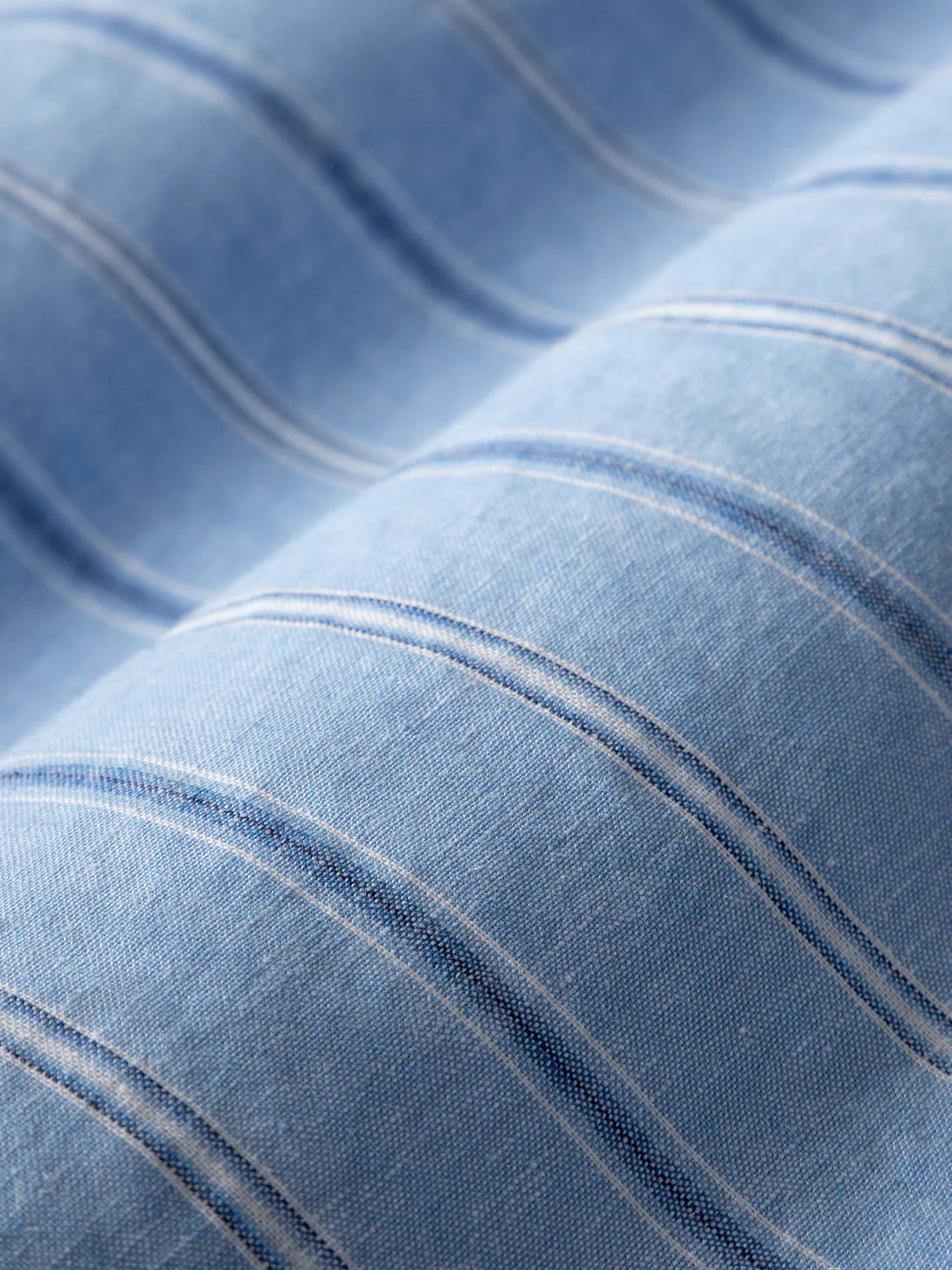 Fulton Stripe Shirt - Light Blue