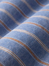 Fulton Stripe Shirt - True Blue & Copper