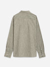 Fulton Pinstripe Shirt - Black & Off White