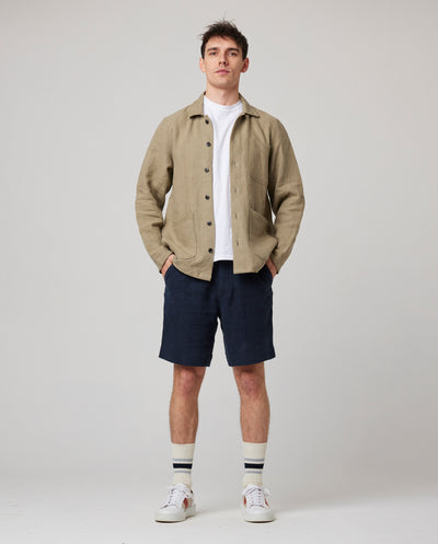 Windsor Linen Shacket - Sage