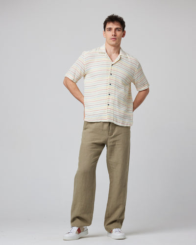 Quay Cuban Short Sleeve - Sunset Stripe