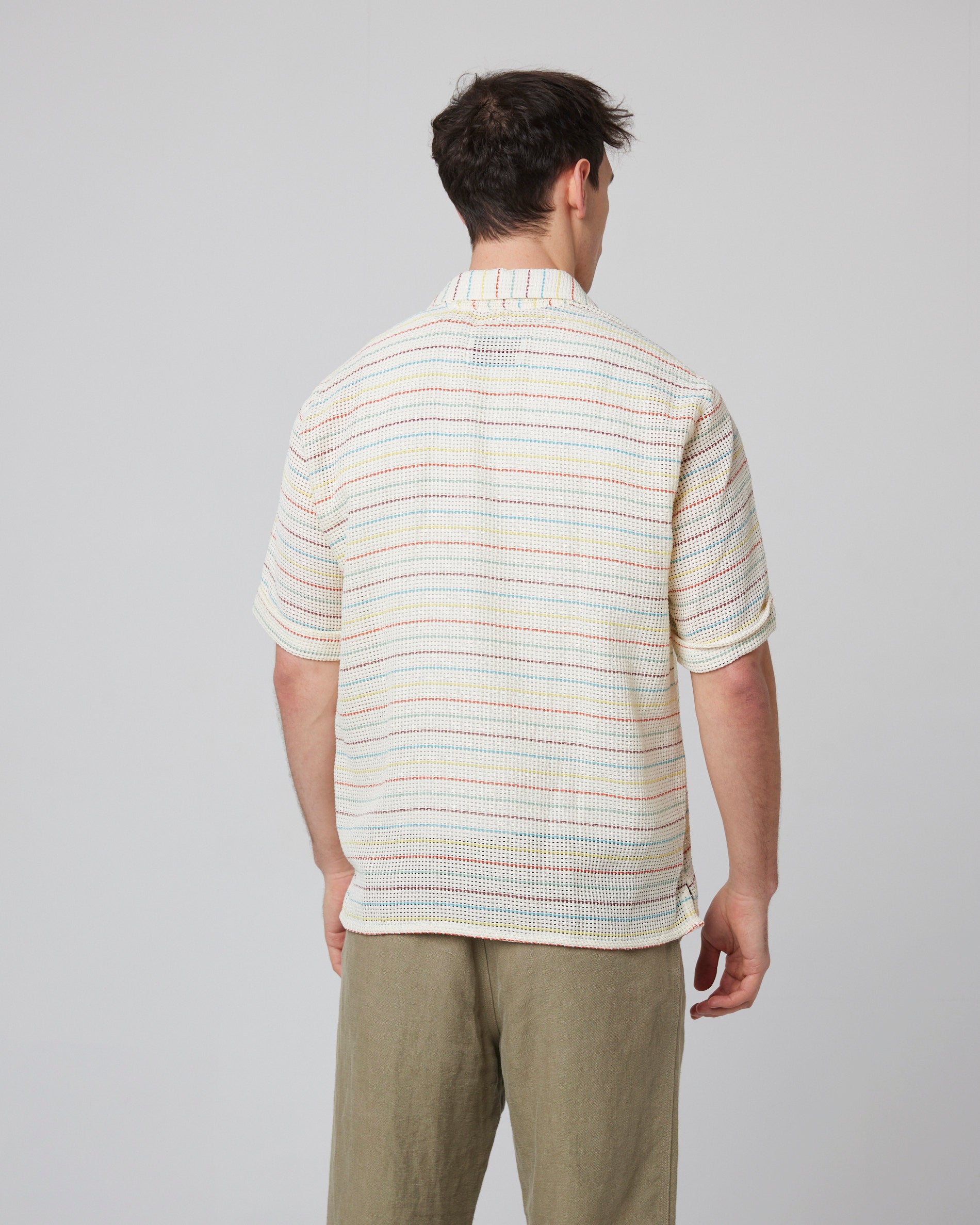 Quay Cuban Short Sleeve - Sunset Stripe