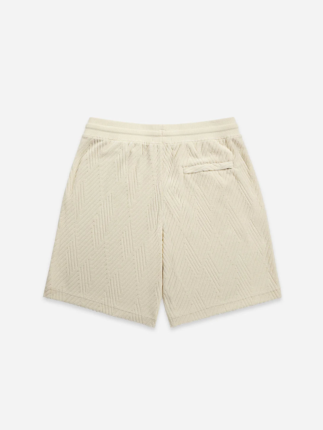Bklyn Jacquard Towel Shorts - Cream