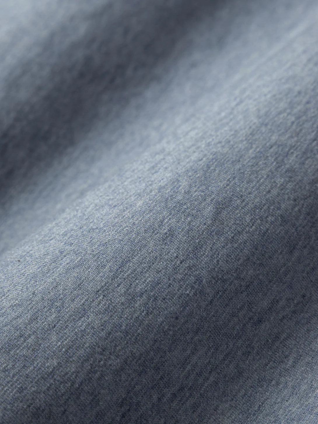 Village Crew Neck Tee - Iron Blue Heather