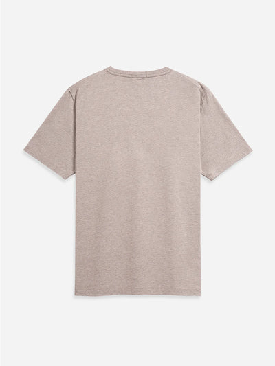 Village Crew Neck Tee - Rosy Brown Heather