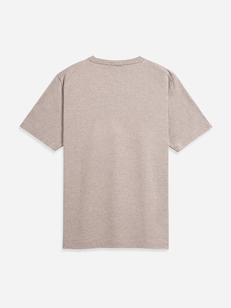 Village Crew Neck Tee - Rosy Brown Heather