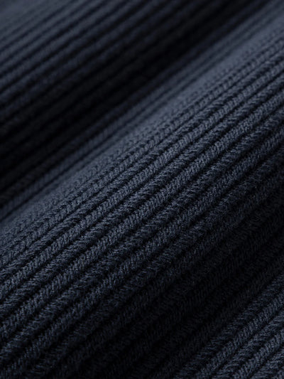 Lind Textured Sweater Polo - Navy