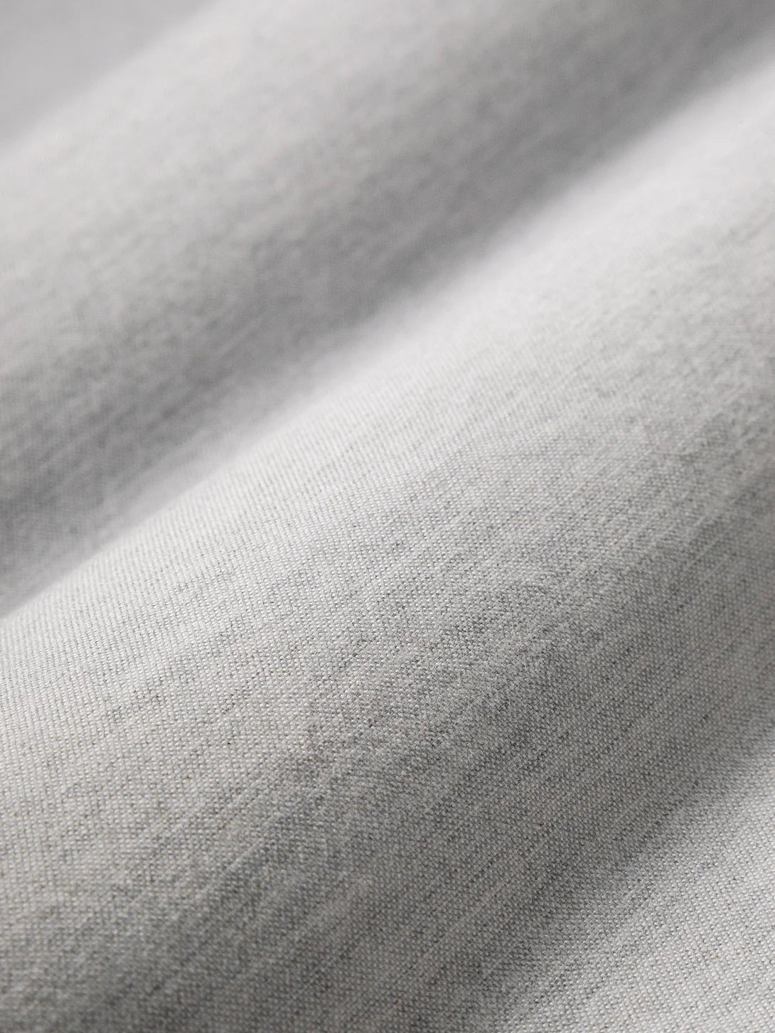 Aleks Heather Oxford Shirt - Light Grey Heather