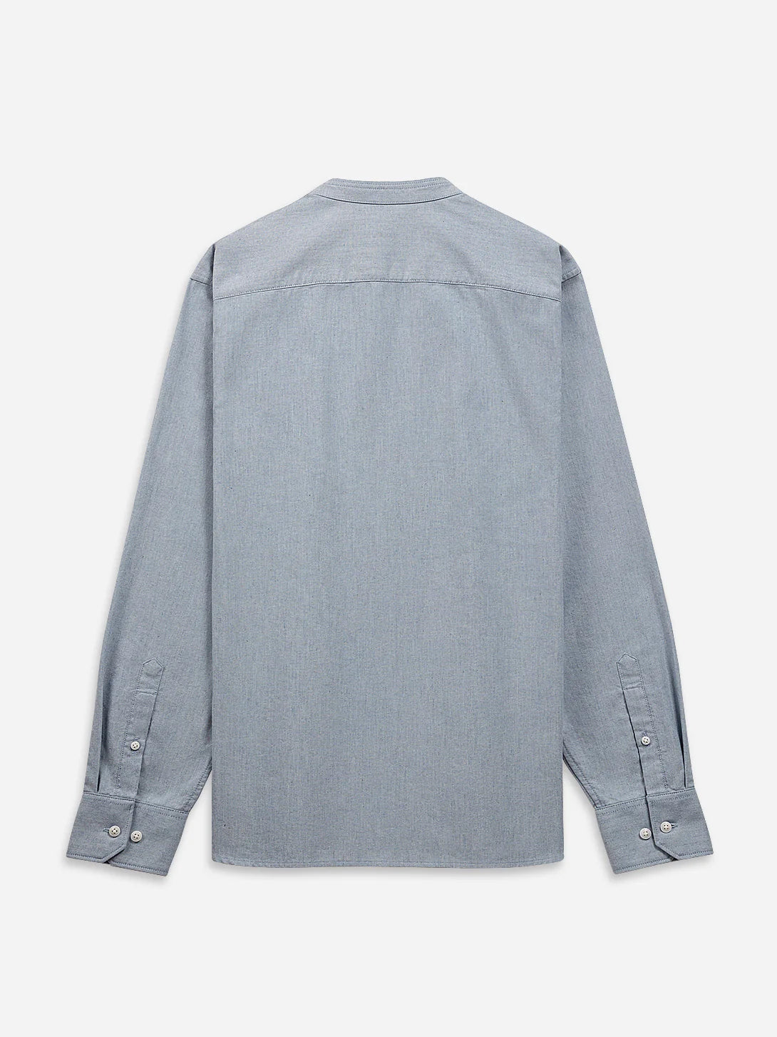 Aleks Heather Oxford Shirt - Dark Blue Heather