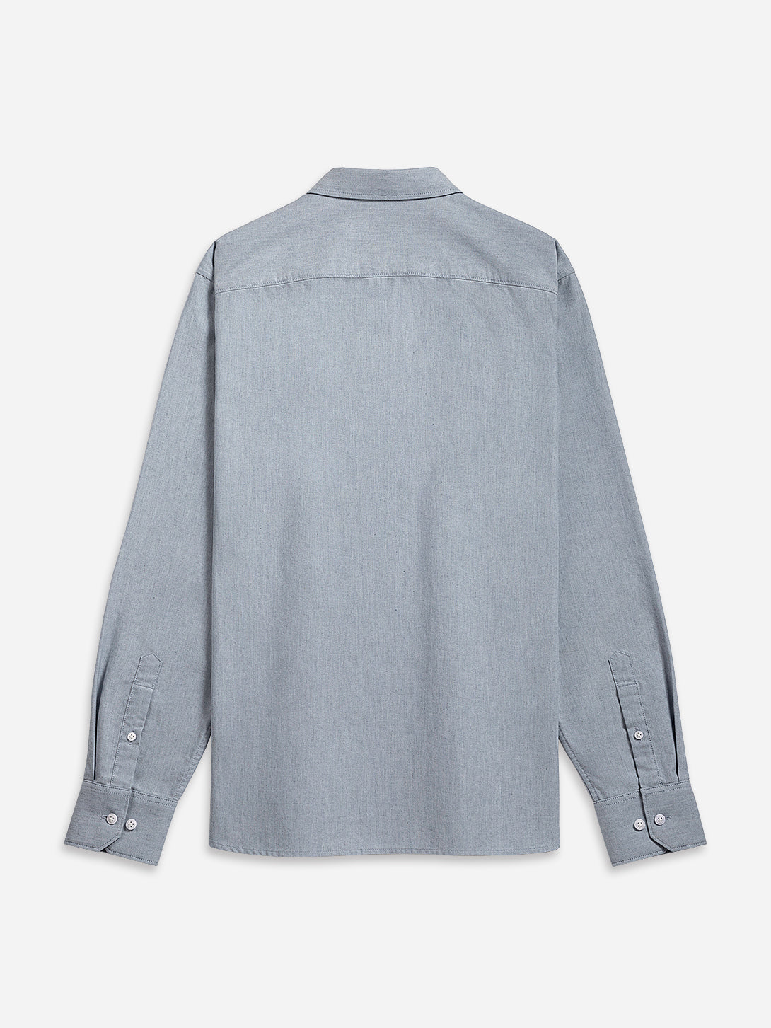 Fulton Heather Oxford Shirt - Dark Blue