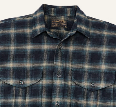 Alaskan Guide Shirt - Navy, Pine & Bronze