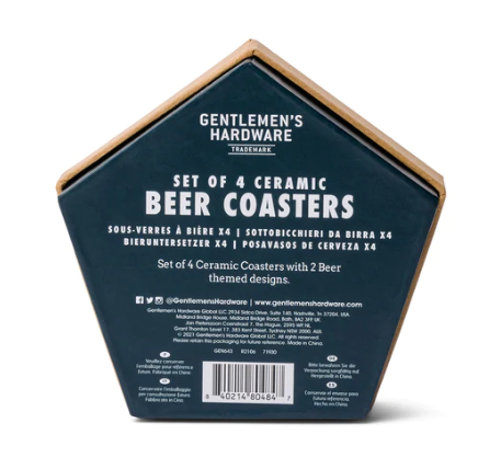 Beer Coasters - Set of 4
