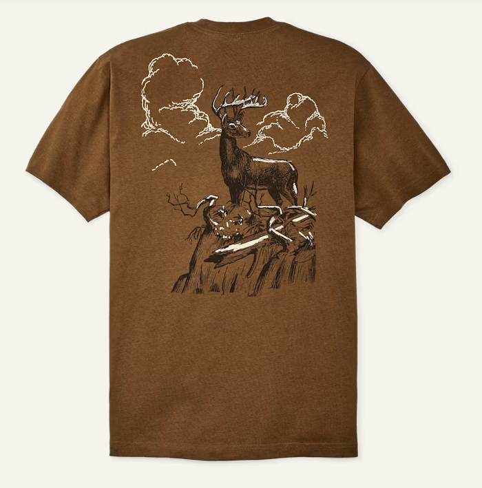 Frontier Graphic T-Shirt - Gold Deer