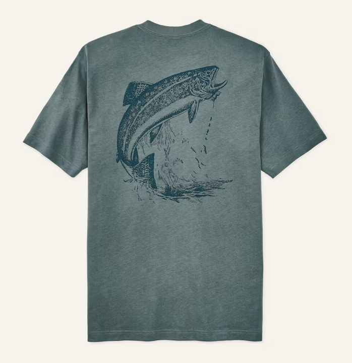 Frontier Graphic T-Shirt - Balsam Salmon