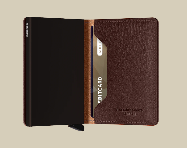 Slimwallet - Vegetable Tanned Espresso Brown