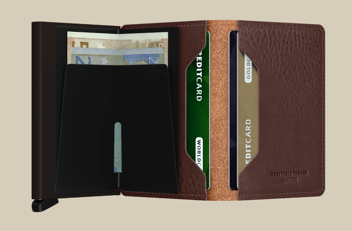 Slimwallet - Vegetable Tanned Espresso Brown