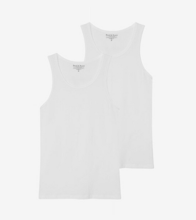 Tank Undershirt - 2 Pack - White