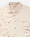 Mid Weight Denim Western Shirt - Ecru Rinse