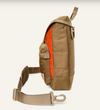 Surveyor Messenger Bag - Dark Tan & Flame