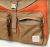 Surveyor Messenger Bag - Dark Tan & Flame