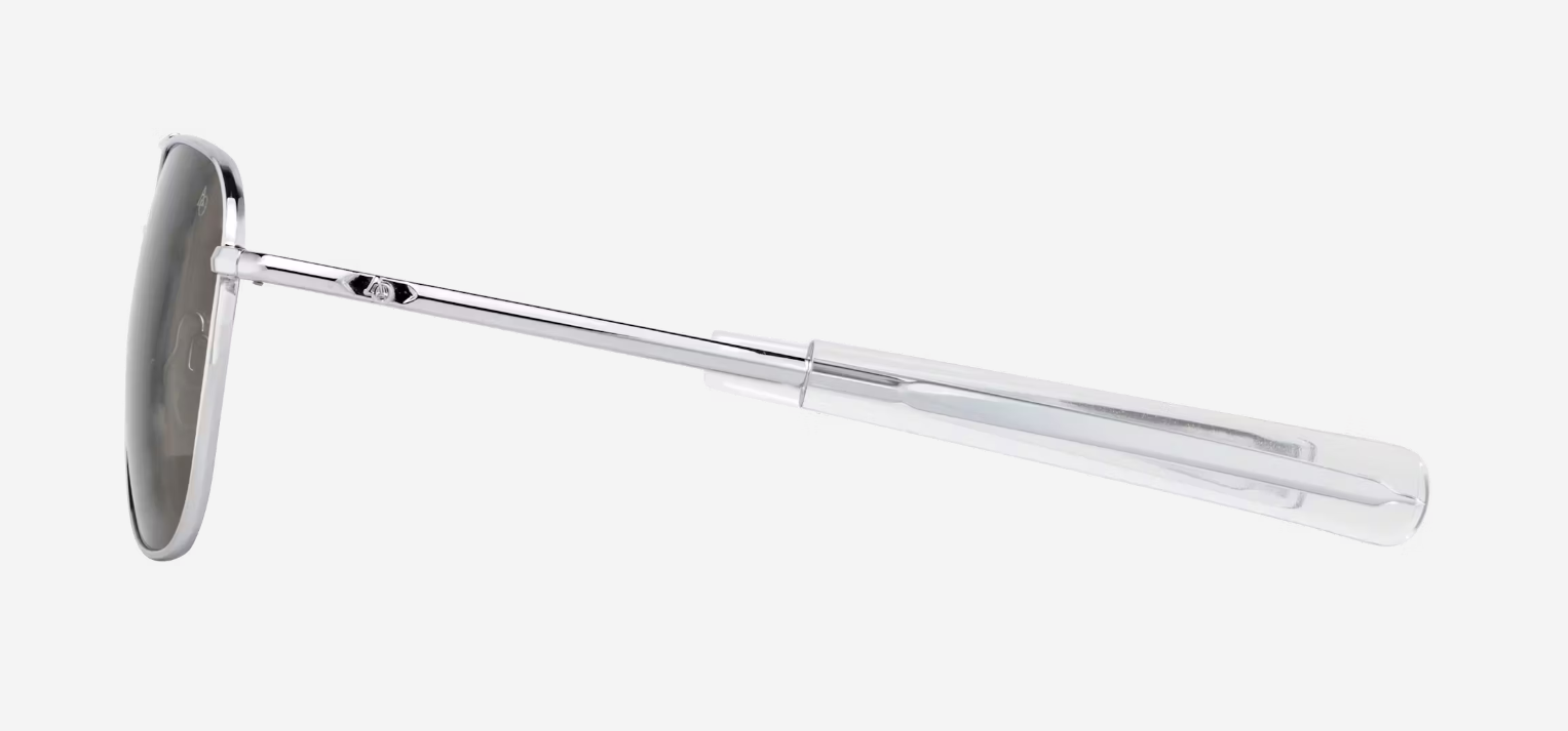 Original Pilot - Size 57 - Silver w/ Green Lens