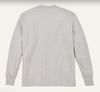 Waffle Knit Henley - Light Heather Gray