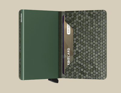 Slimwallet - Hexagon Green