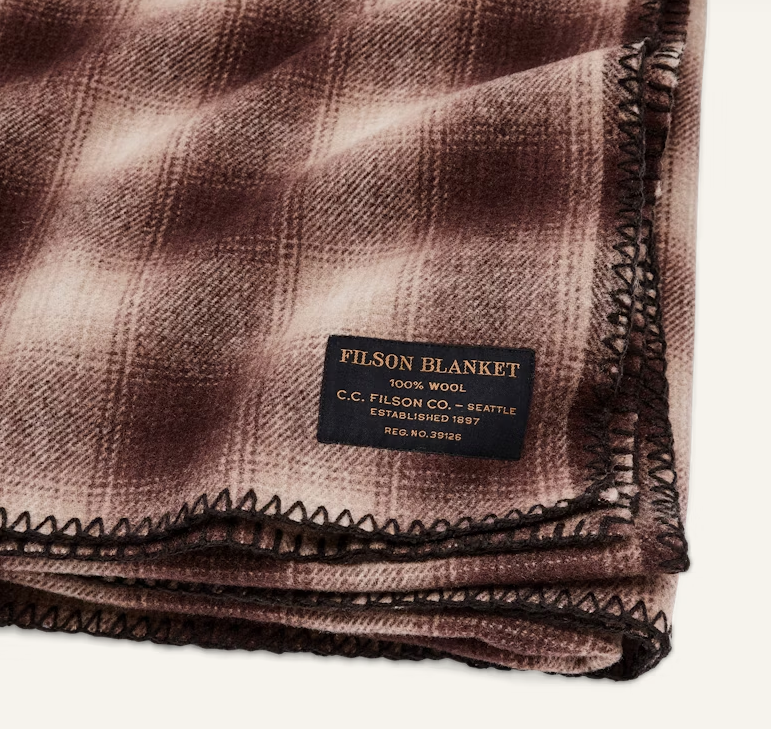 Filson Mackinaw Blanket - Brown Tan Ombre